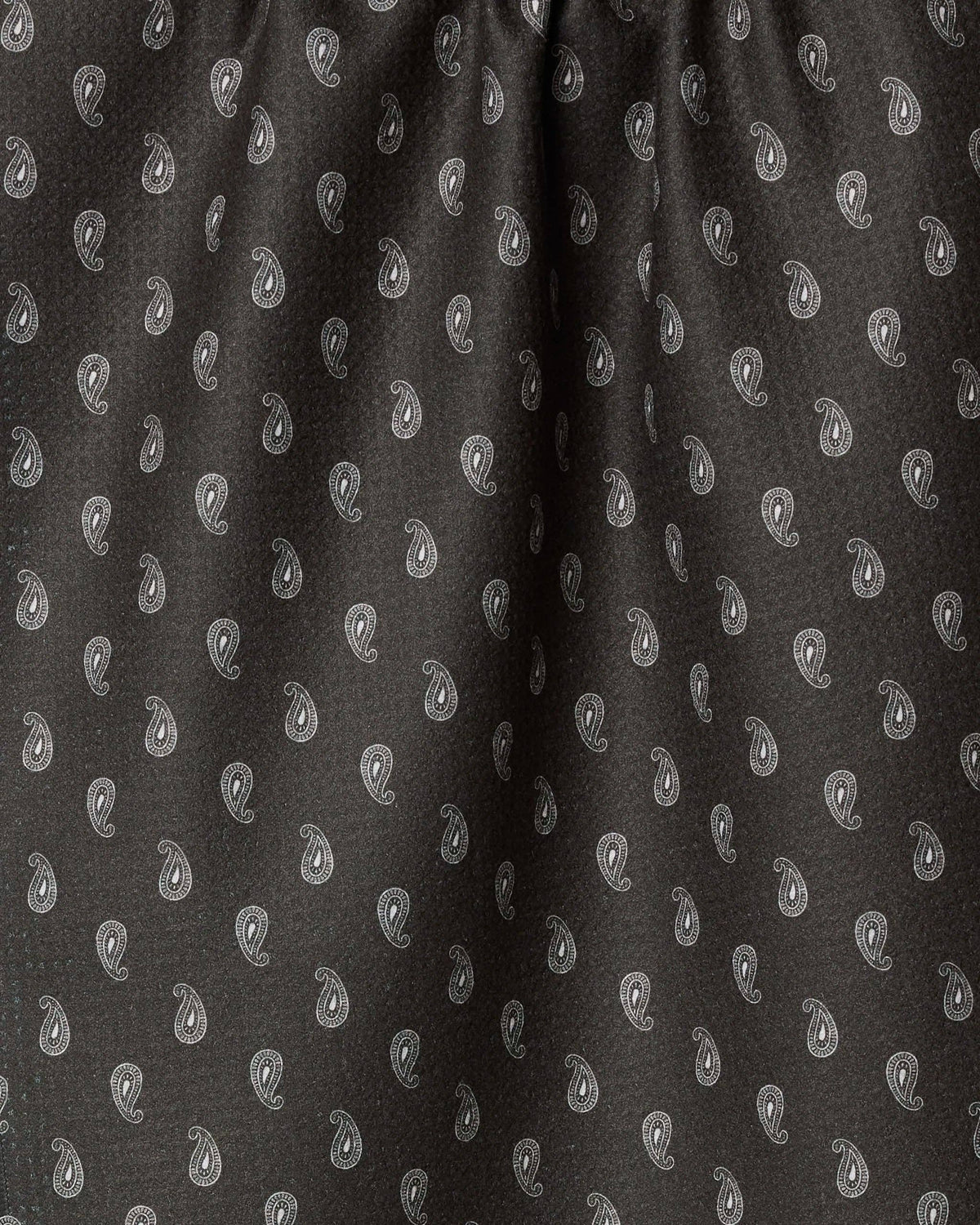 Charcoal Paisley Tea Towel
