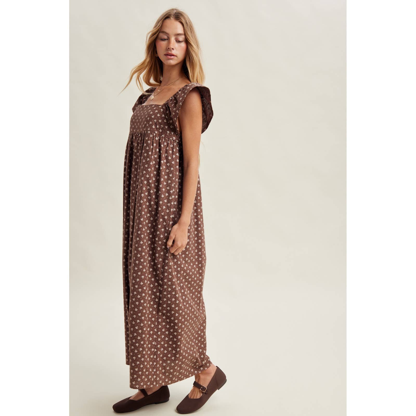 Daisy Floral Midi Dress