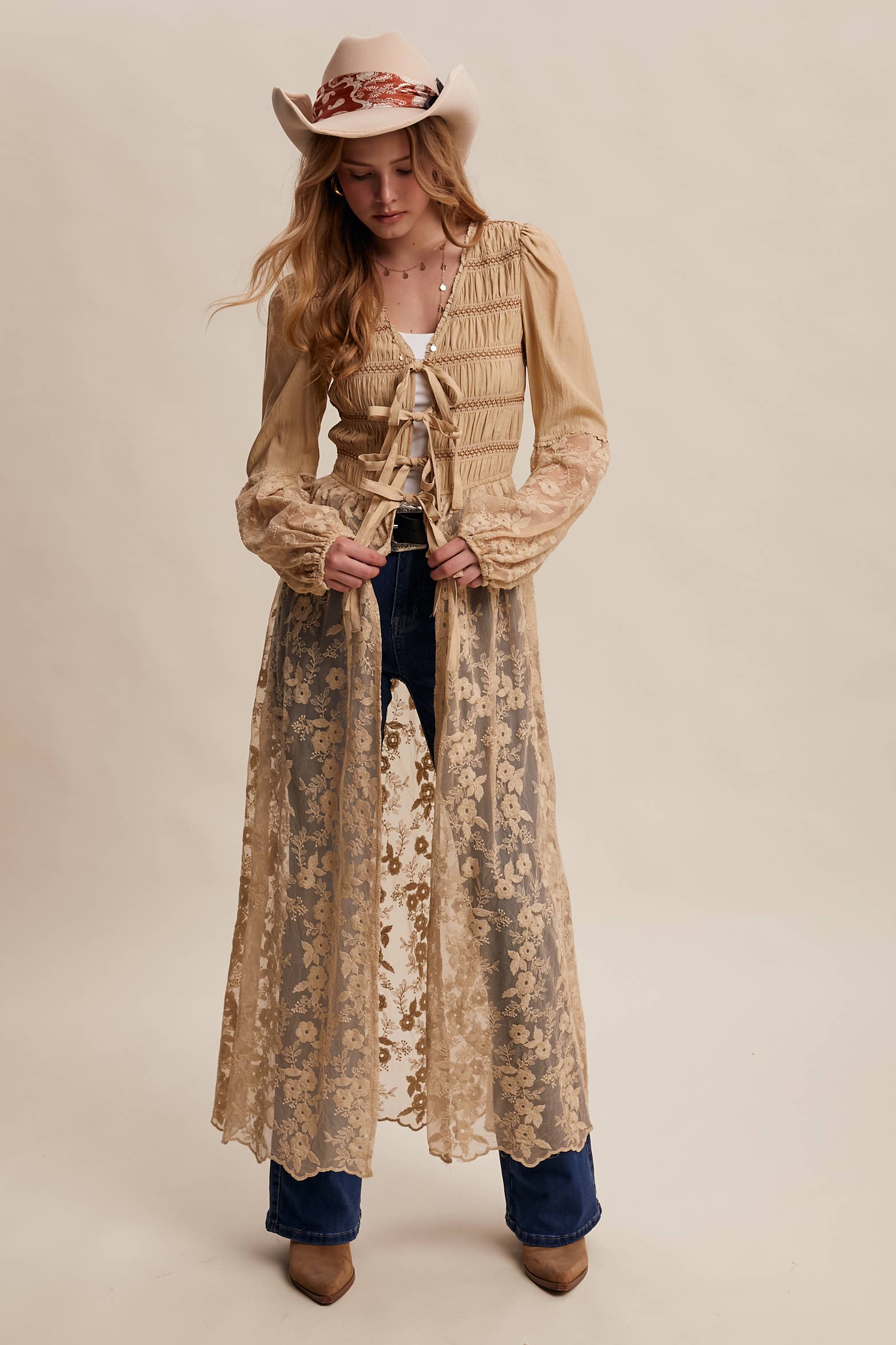 Caroline Embroidered Kimono