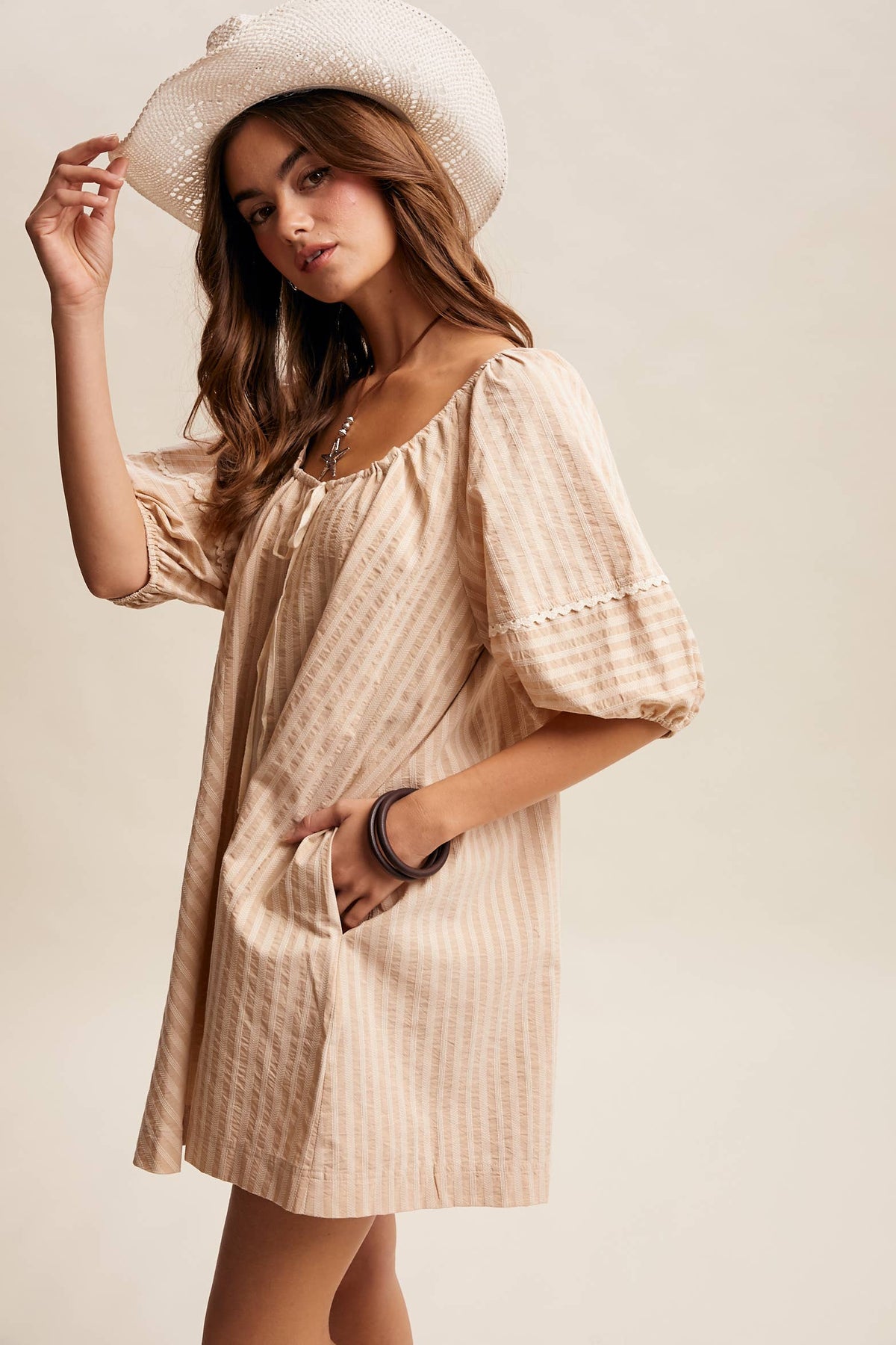 Felicity Puff Sleeve Romper