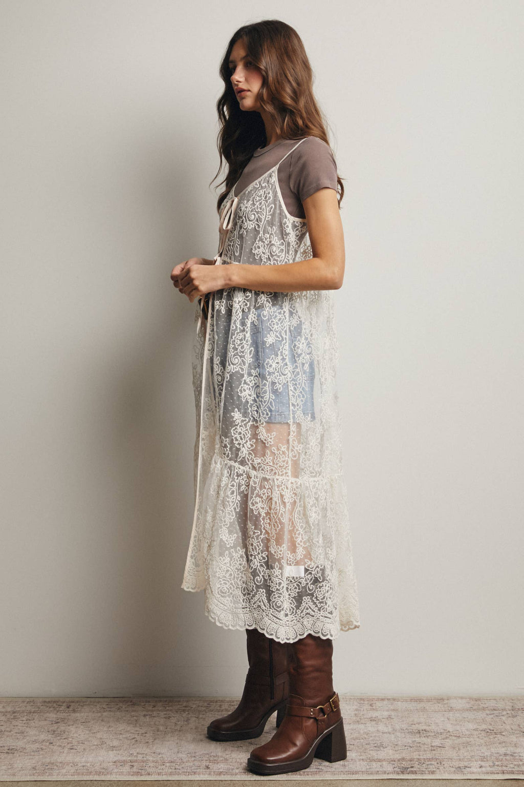 Kimmie Lace Boho Vest