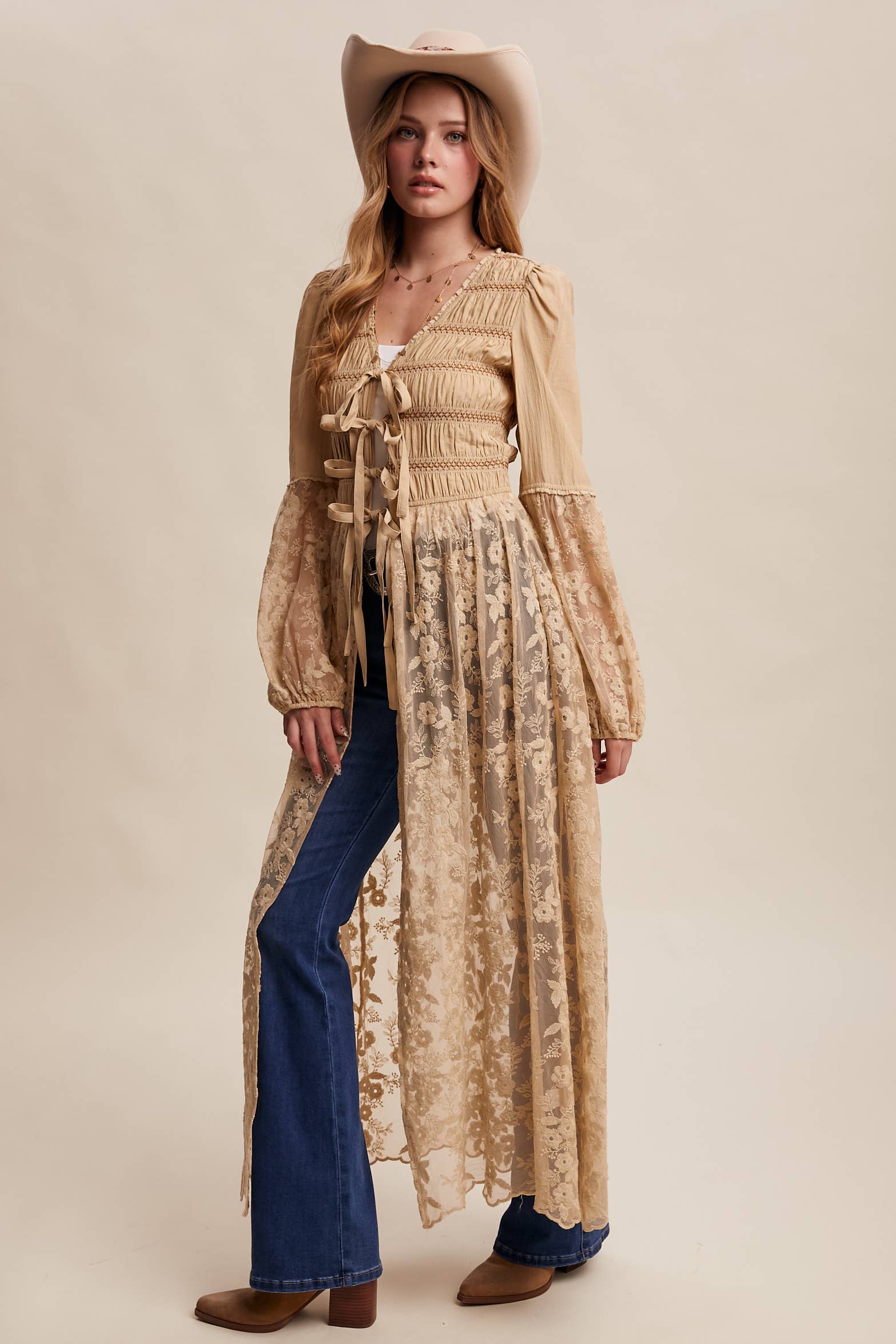 Caroline Embroidered Kimono