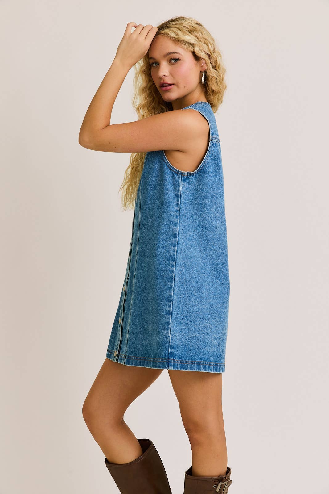 Millie Denim Mini Dress