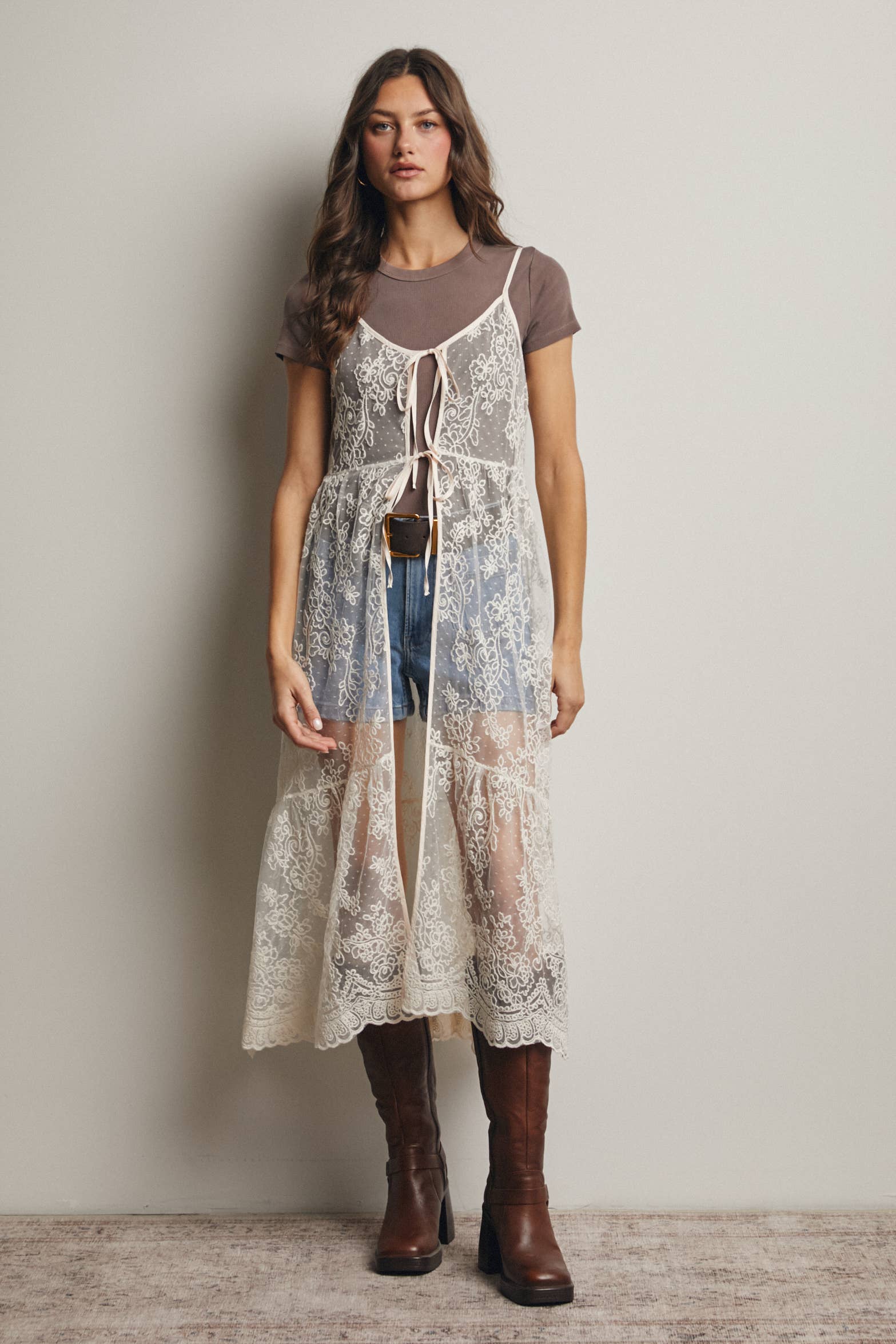 Kimmie Lace Boho Vest