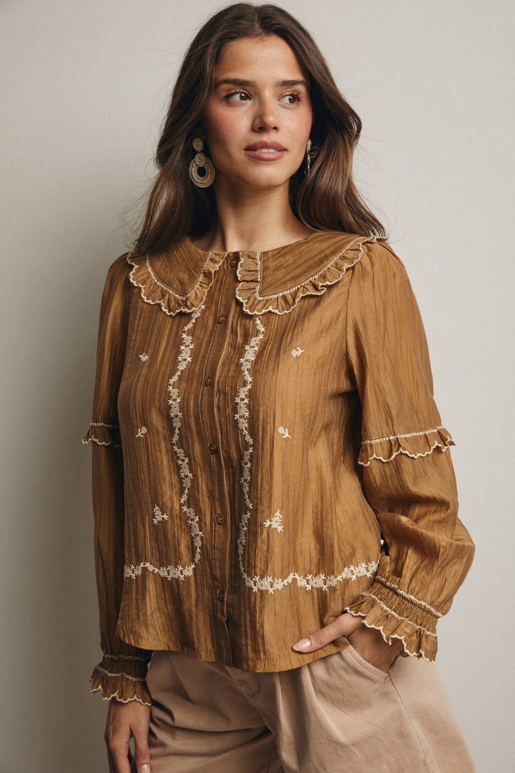 Elouise Collared Blouse