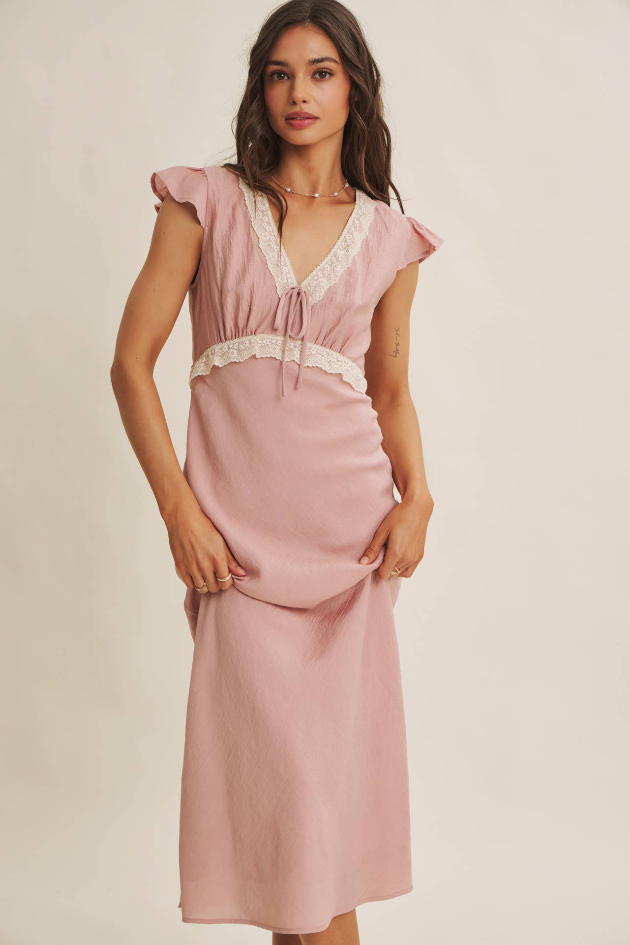 Lois Slim Fit Midi Dress