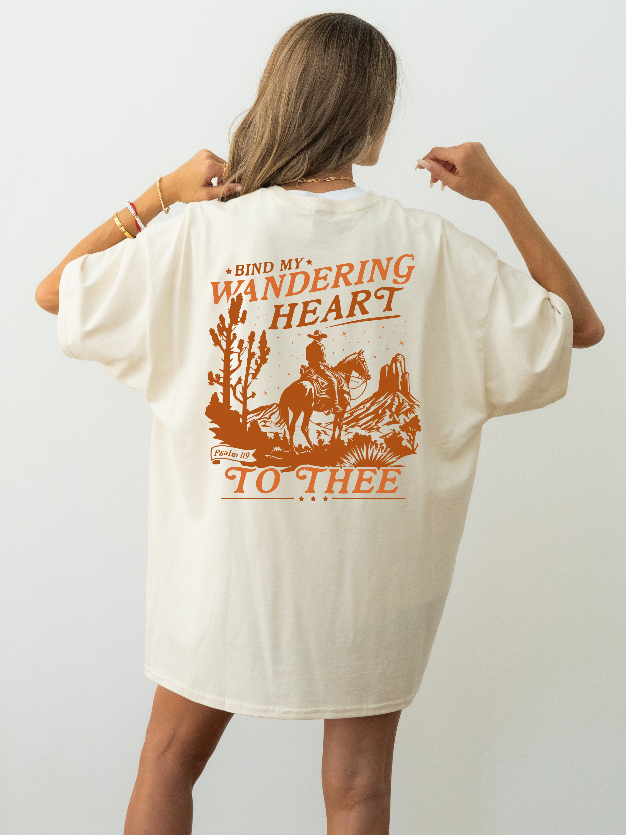 Bind My Wandering Heart To Thee | Christian Printed T-Shirt