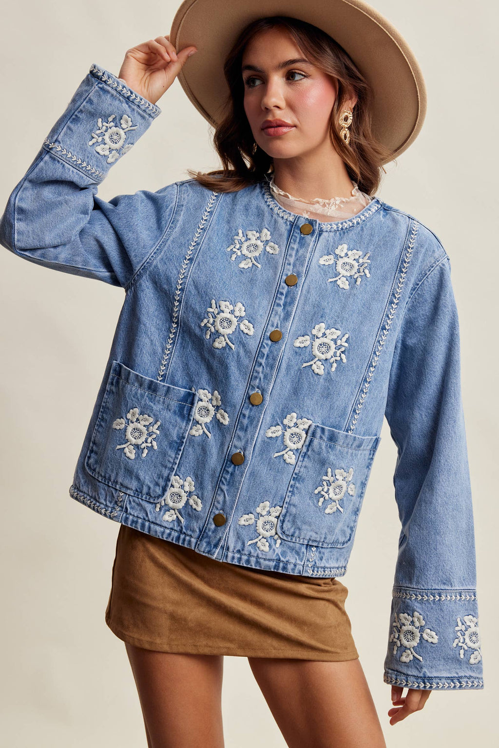 Andie Lined Denim Jacket