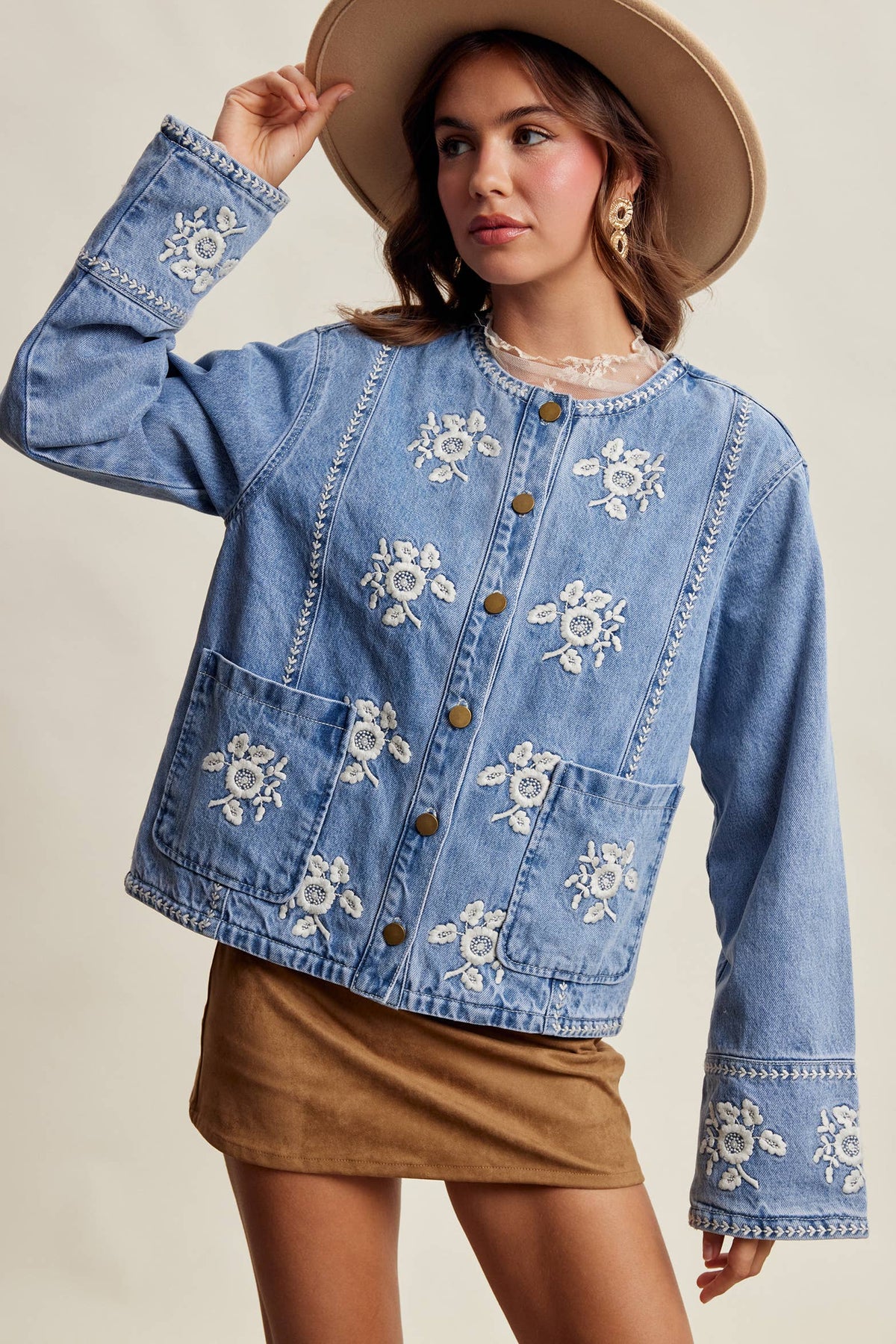 Andie Lined Denim Jacket