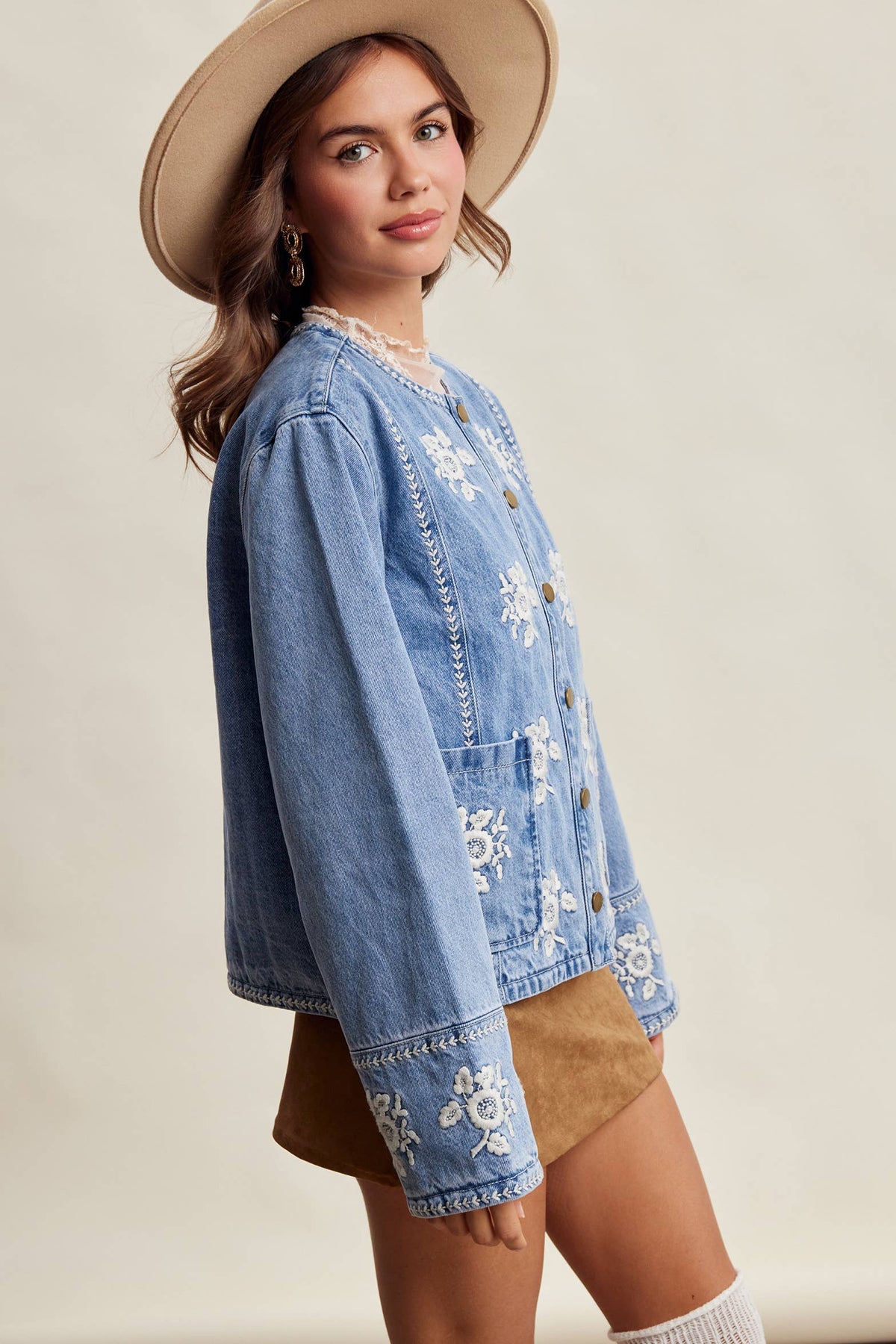 Andie Lined Denim Jacket