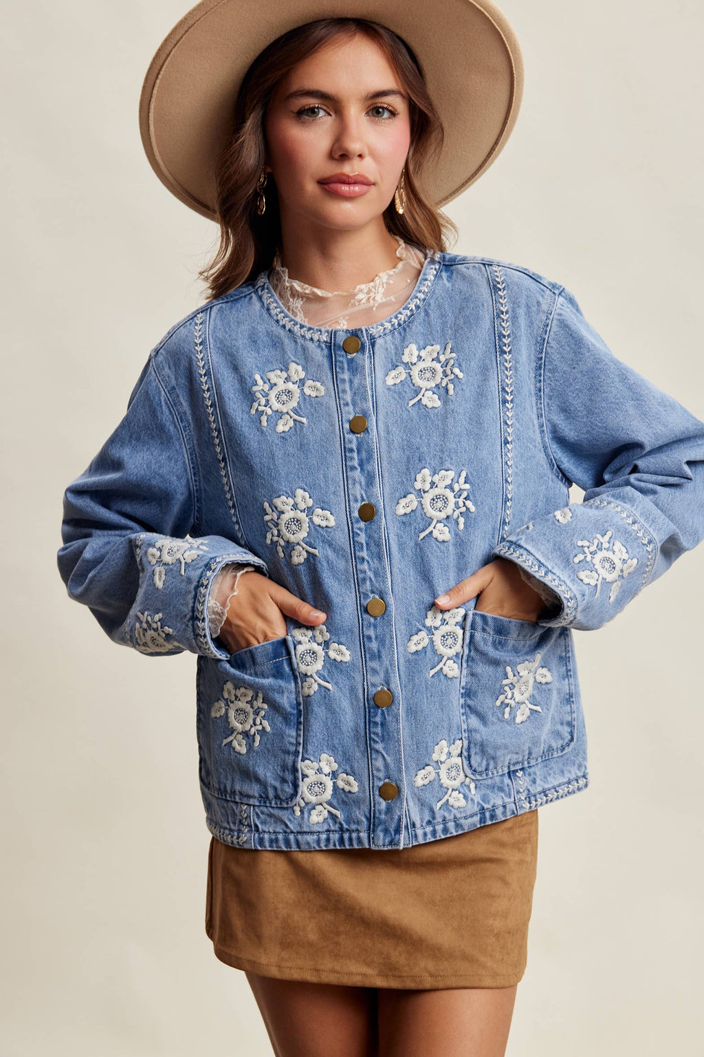 Andie Lined Denim Jacket