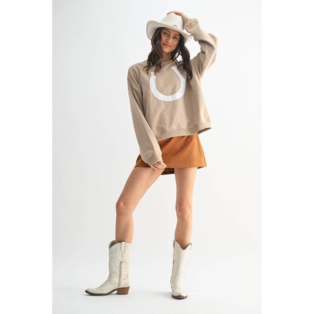 'Horseshoe' Pullover