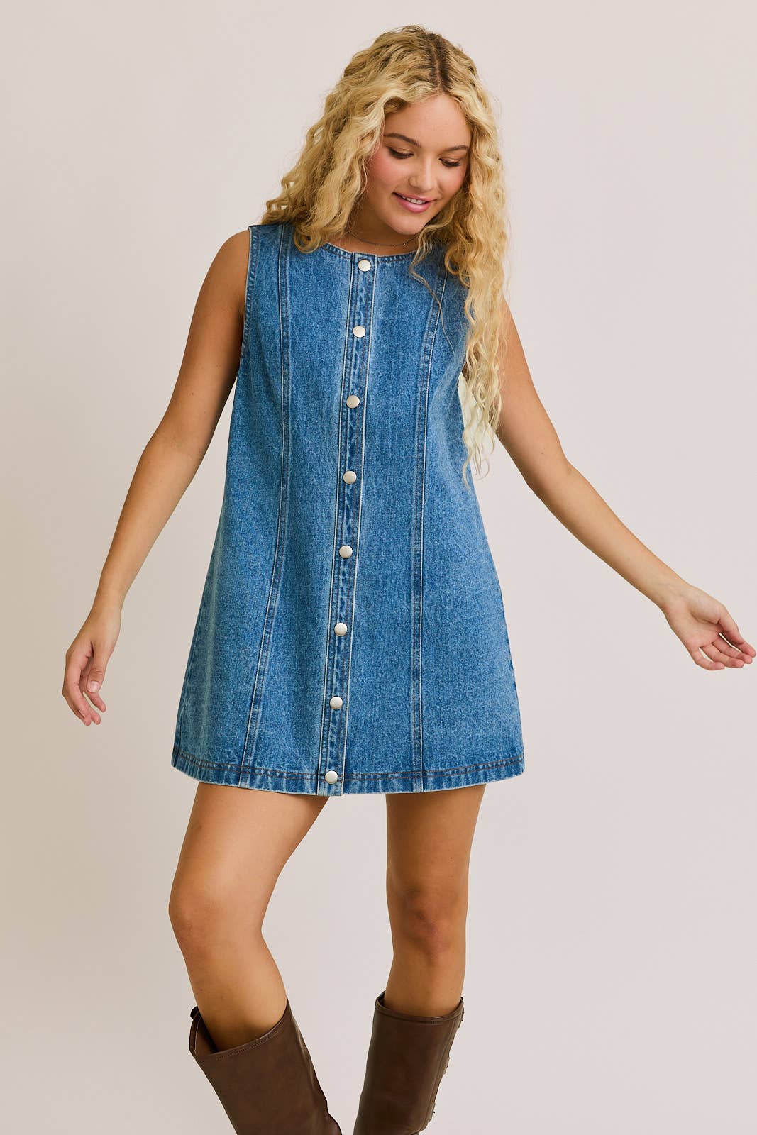 Millie Denim Mini Dress