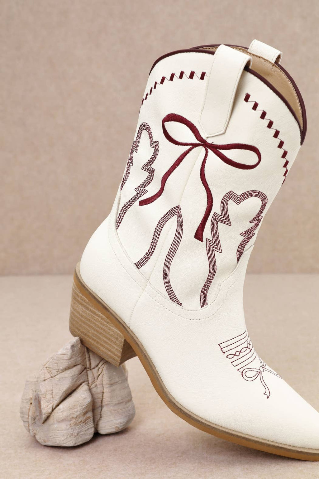 Pearl Western Ankle Boots
