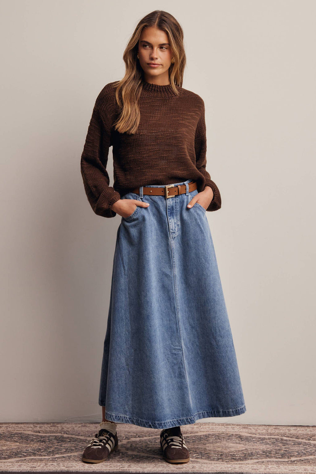 Chloe Marled Sweater