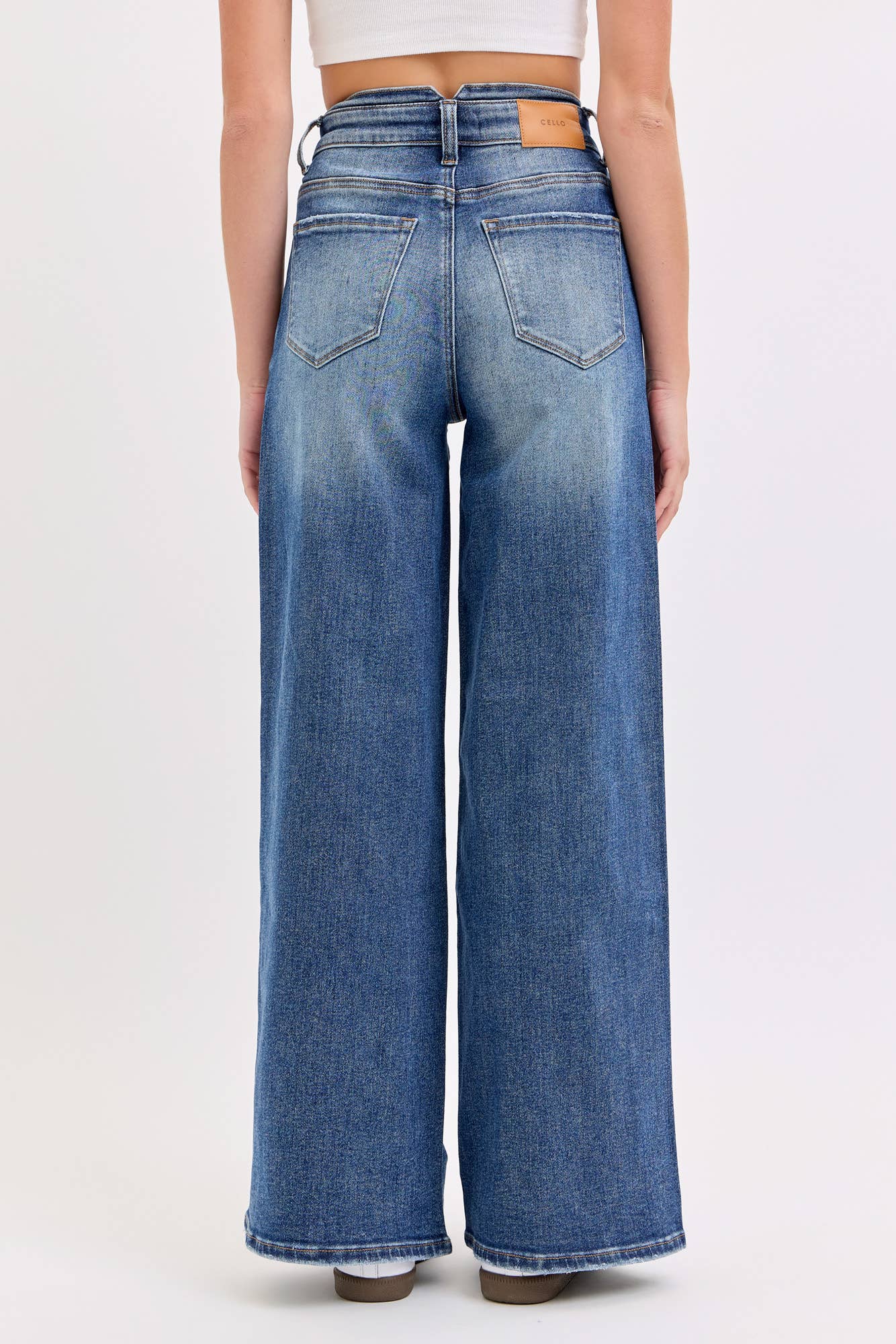 High Rise Wide Leg Jeans
