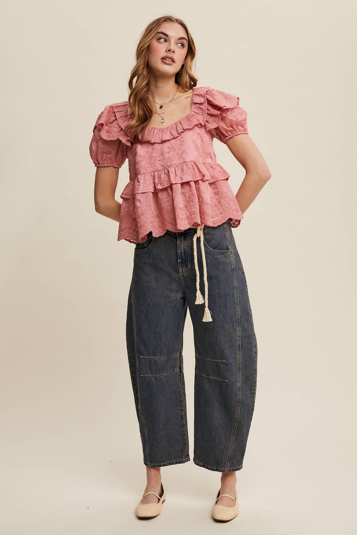 Poppy Peplum Blouse