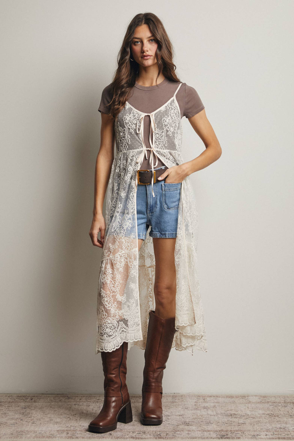 Kimmie Lace Boho Vest