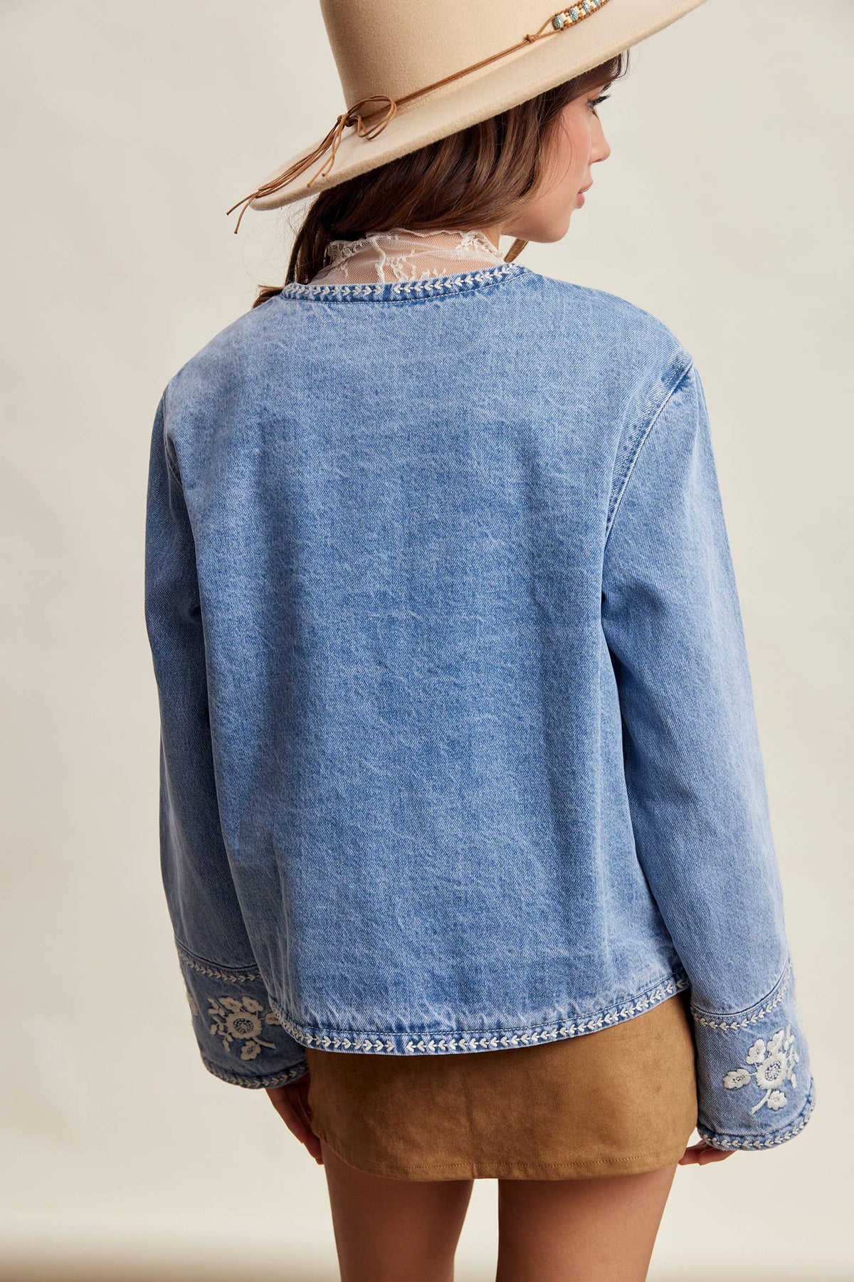 Andie Lined Denim Jacket