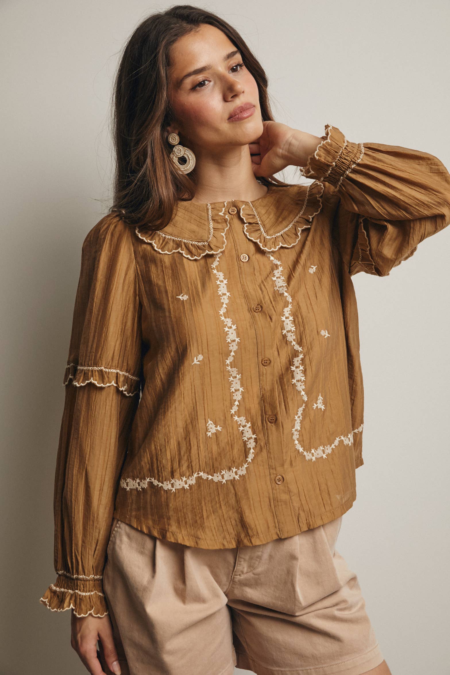 Elouise Collared Blouse