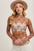 Sylvie Mesh Layering Top
