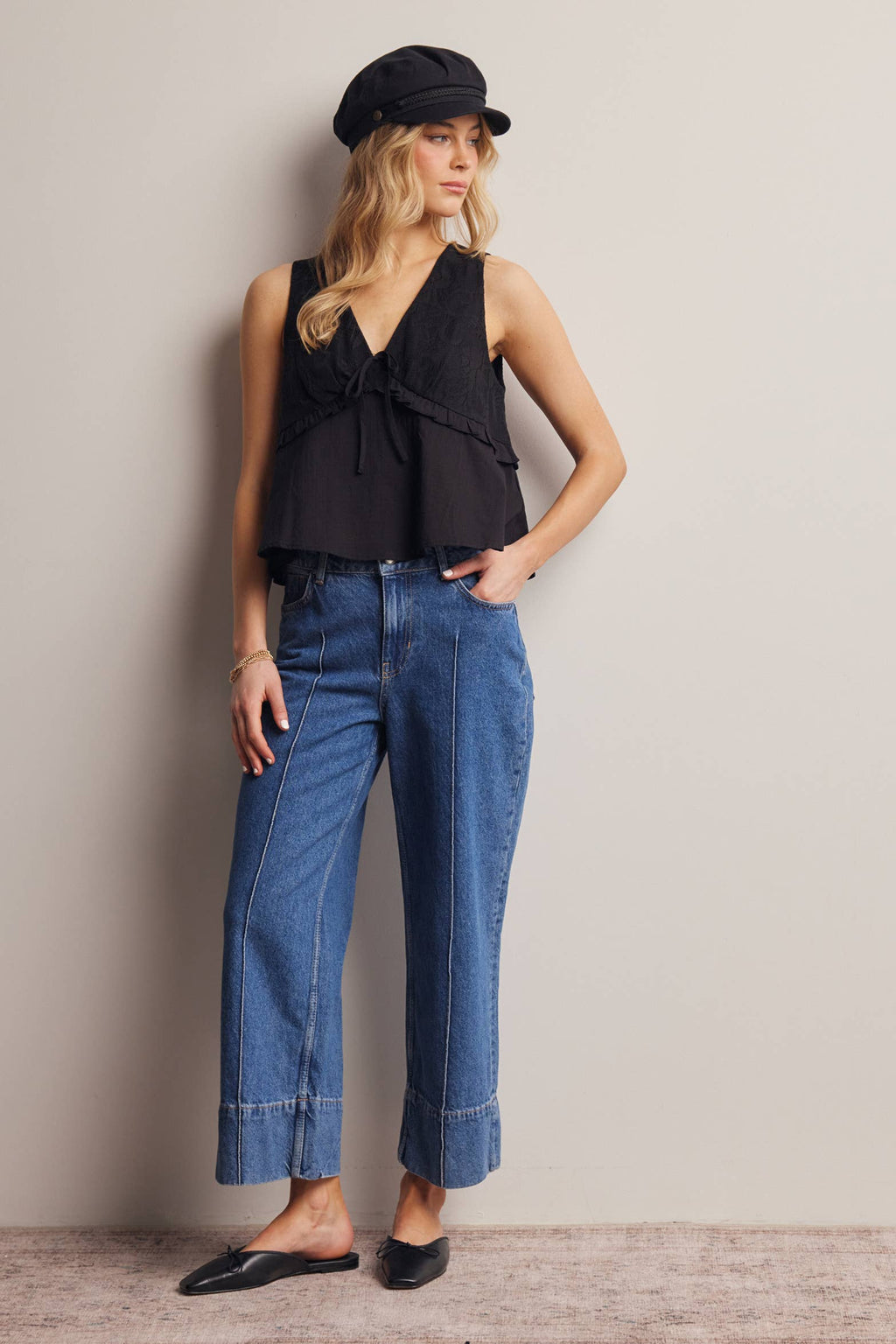 Izzy Tie-Front Sleeveless Top