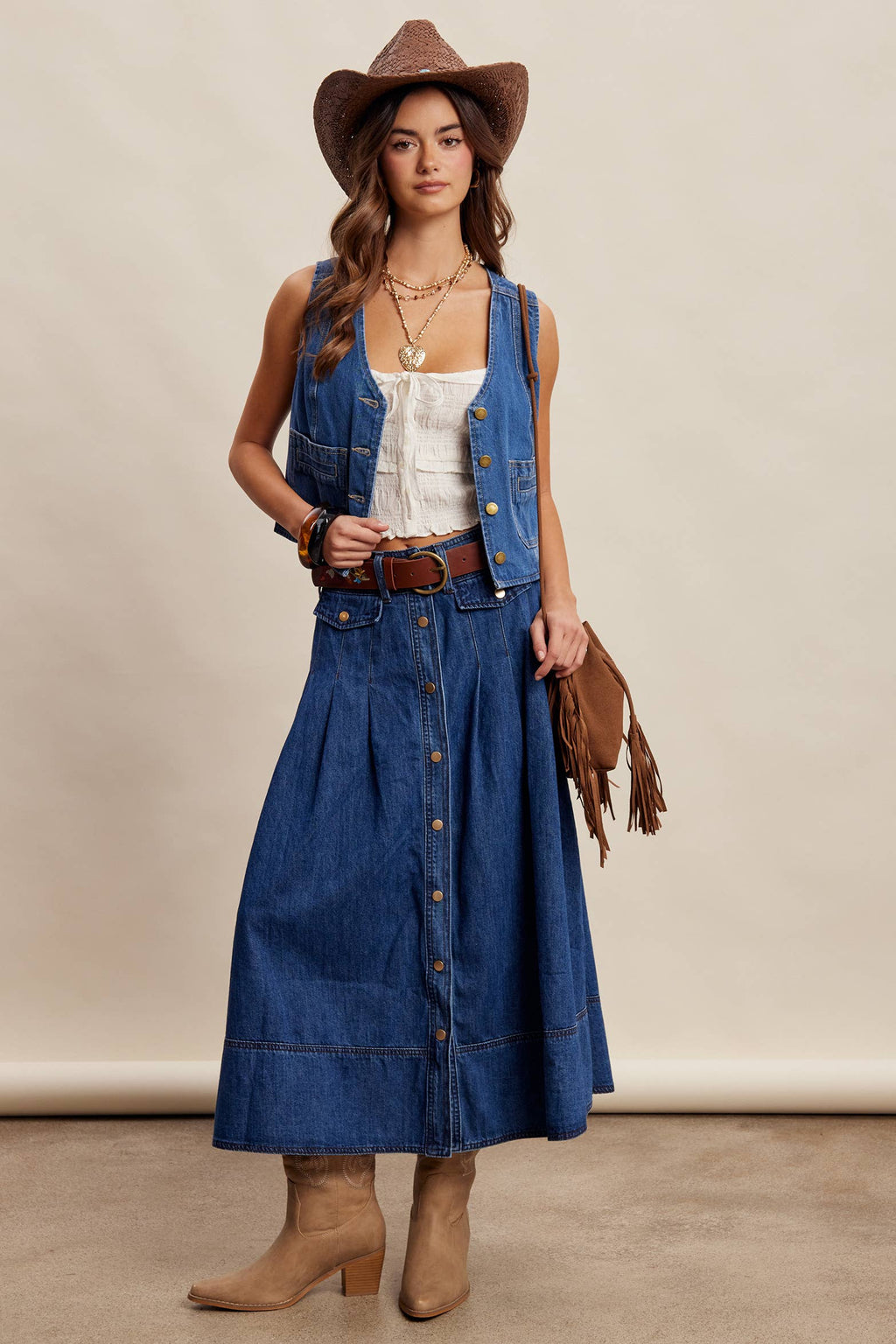 Dixie Denim Vest