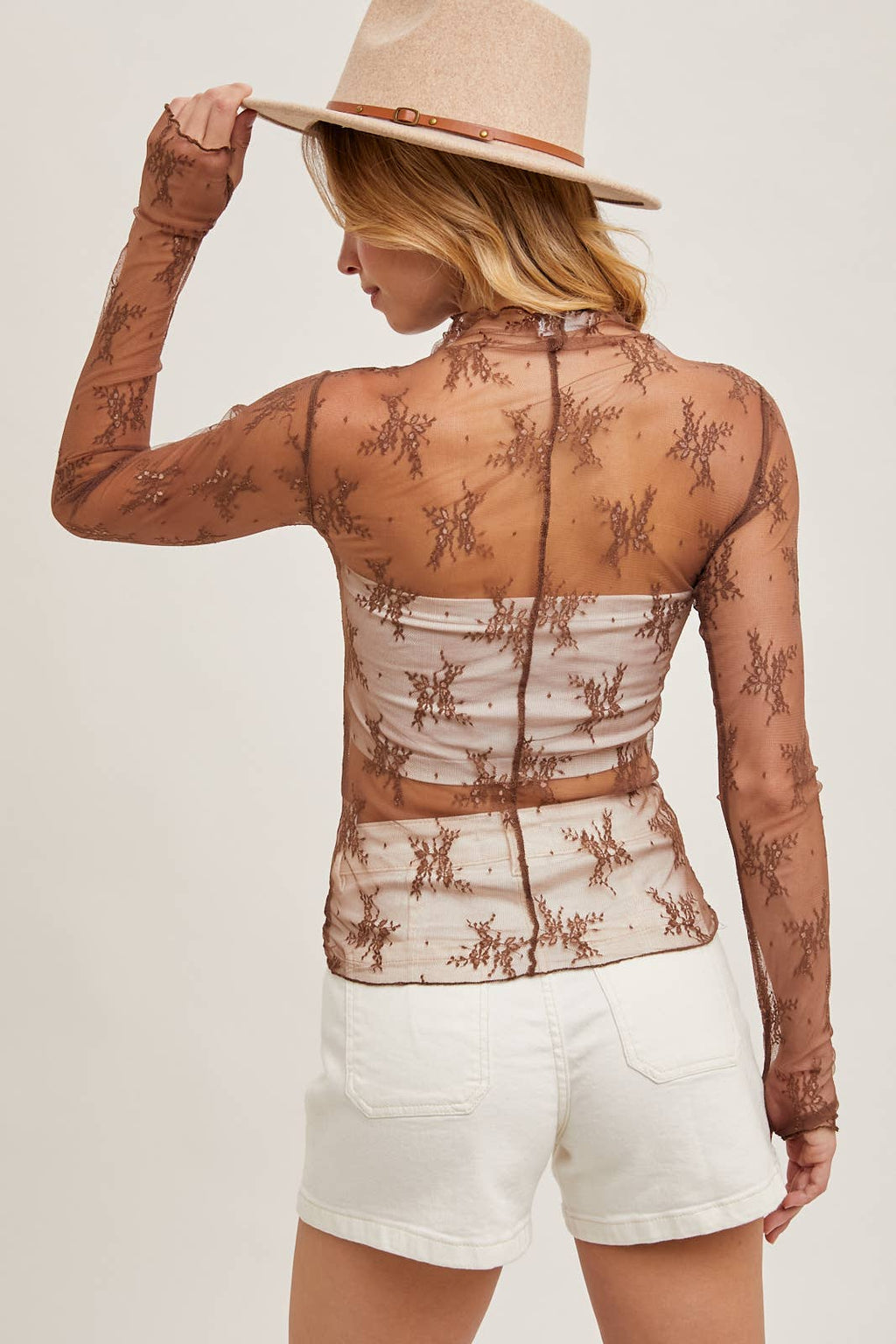 Sylvie Mesh Layering Top